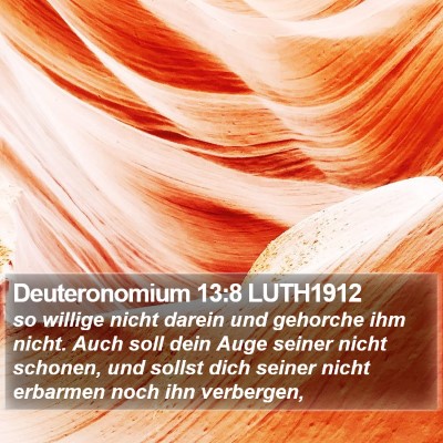 Deuteronomium 13:8 LUTH1912 Bible Verse Image