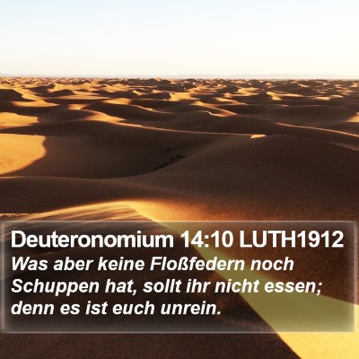 Deuteronomium 14:10 LUTH1912 Bible Verse Image