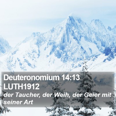 Deuteronomium 14:13 LUTH1912 Bible Verse Image