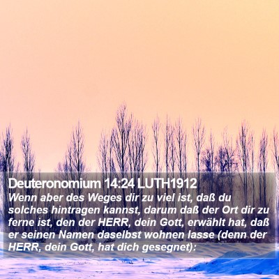 Deuteronomium 14:24 LUTH1912 Bible Verse Image