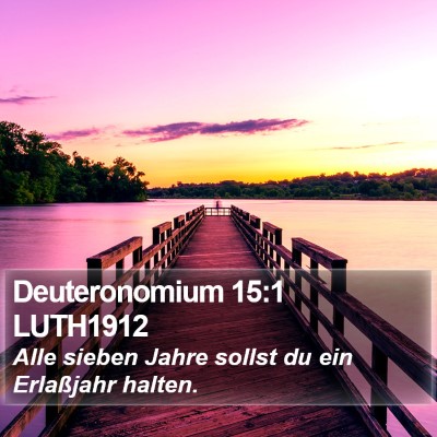 Deuteronomium 15:1 LUTH1912 Bible Verse Image