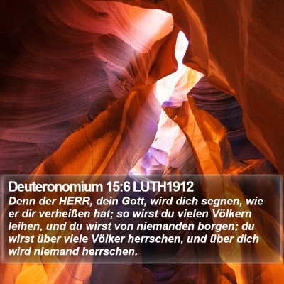 Deuteronomium 15:6 LUTH1912 Bible Verse Image