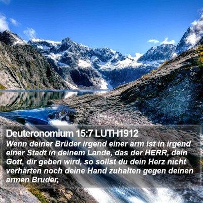 Deuteronomium 15:7 LUTH1912 Bible Verse Image