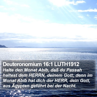 Deuteronomium 16:1 LUTH1912 Bible Verse Image