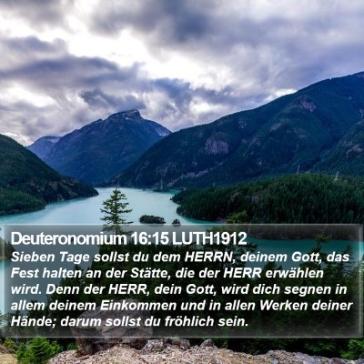 Deuteronomium 16:15 LUTH1912 Bible Verse Image