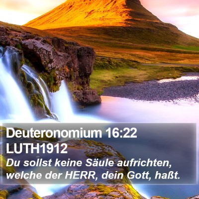 Deuteronomium 16:22 LUTH1912 Bible Verse Image