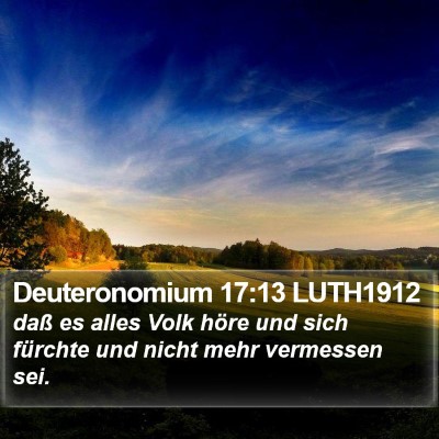 Deuteronomium 17:13 LUTH1912 Bible Verse Image