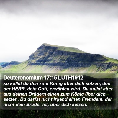 Deuteronomium 17:15 LUTH1912 Bible Verse Image