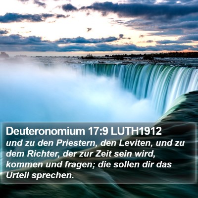 Deuteronomium 17:9 LUTH1912 Bible Verse Image