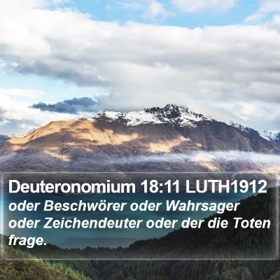 Deuteronomium 18:11 LUTH1912 Bible Verse Image