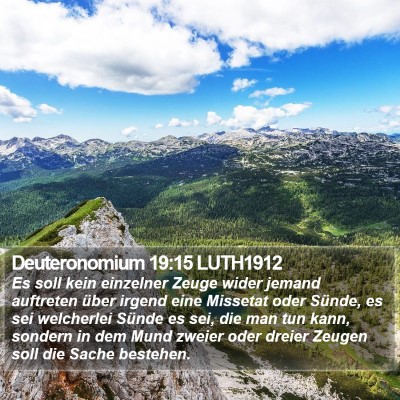 Deuteronomium 19:15 LUTH1912 Bible Verse Image