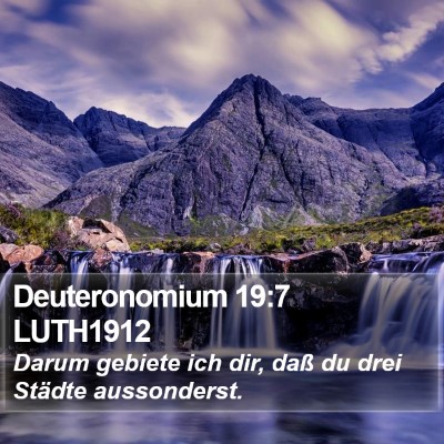 Deuteronomium 19:7 LUTH1912 Bible Verse Image
