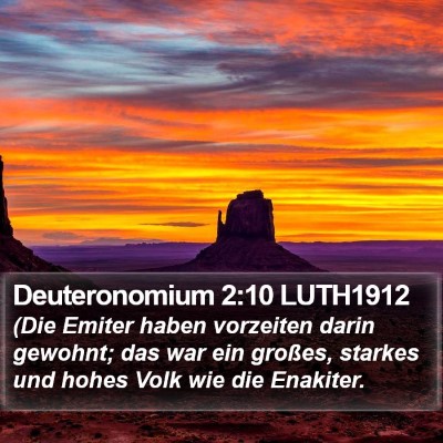 Deuteronomium 2:10 LUTH1912 Bible Verse Image