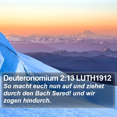 Deuteronomium 2:13 LUTH1912 Bible Verse Image