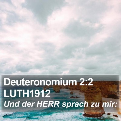 Deuteronomium 2:2 LUTH1912 Bible Verse Image