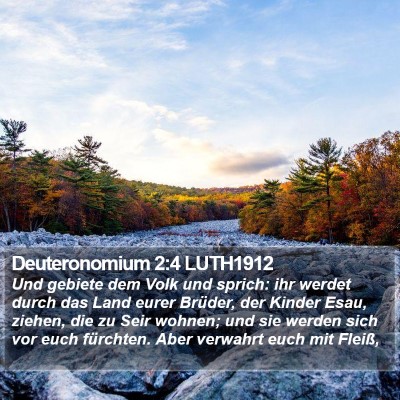 Deuteronomium 2:4 LUTH1912 Bible Verse Image