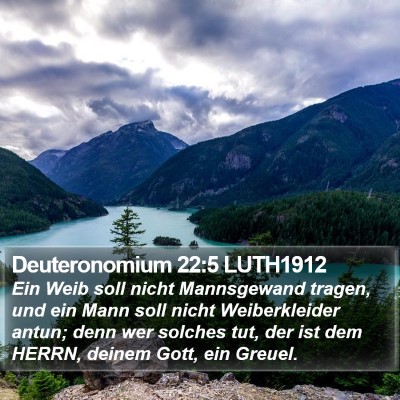 Deuteronomium 22:5 LUTH1912 Bible Verse Image