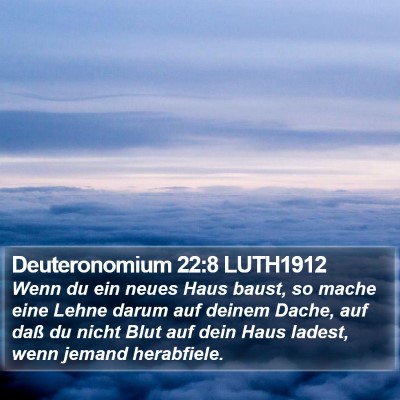 Deuteronomium 22:8 LUTH1912 Bible Verse Image