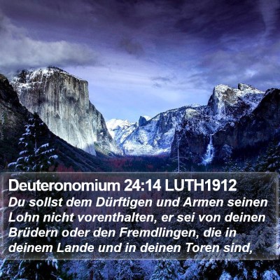 Deuteronomium 24:14 LUTH1912 Bible Verse Image