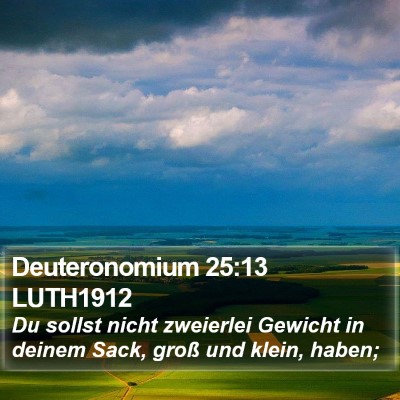 Deuteronomium 25:13 LUTH1912 Bible Verse Image