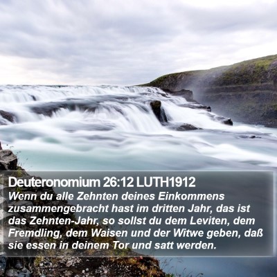 Deuteronomium 26:12 LUTH1912 Bible Verse Image