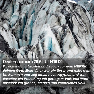 Deuteronomium 26:5 LUTH1912 Bible Verse Image