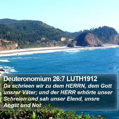 Deuteronomium 26:7 LUTH1912 Bible Verse Image