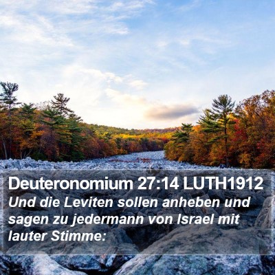 Deuteronomium 27:14 LUTH1912 Bible Verse Image