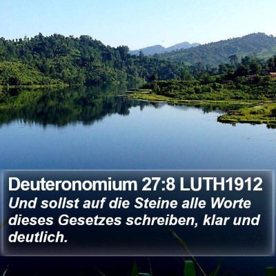 Deuteronomium 27:8 LUTH1912 Bible Verse Image
