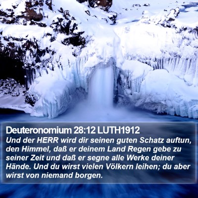 Deuteronomium 28:12 LUTH1912 Bible Verse Image