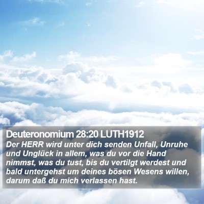 Deuteronomium 28:20 LUTH1912 Bible Verse Image