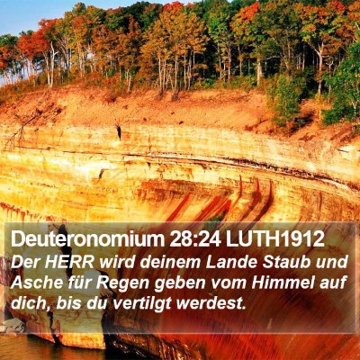 Deuteronomium 28:24 LUTH1912 Bible Verse Image