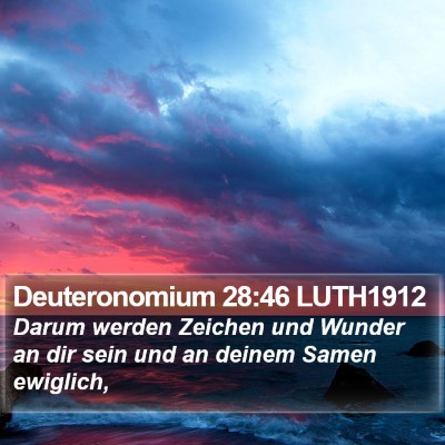 Deuteronomium 28:46 LUTH1912 Bible Verse Image