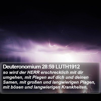 Deuteronomium 28:59 LUTH1912 Bible Verse Image