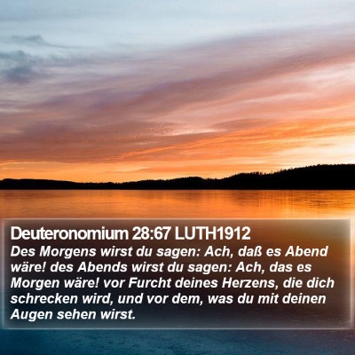 Deuteronomium 28:67 LUTH1912 Bible Verse Image