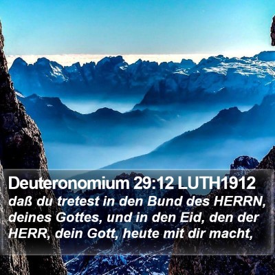 Deuteronomium 29:12 LUTH1912 Bible Verse Image