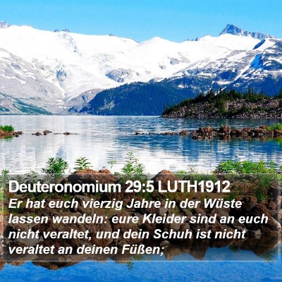 Deuteronomium 29:5 LUTH1912 Bible Verse Image