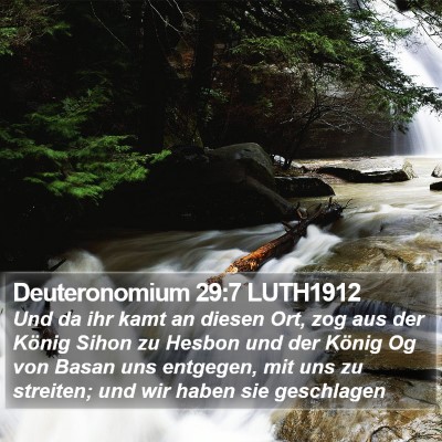 Deuteronomium 29:7 LUTH1912 Bible Verse Image