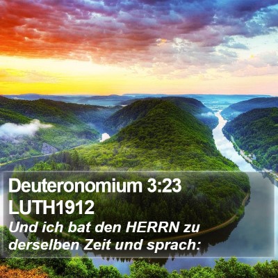 Deuteronomium 3:23 LUTH1912 Bible Verse Image