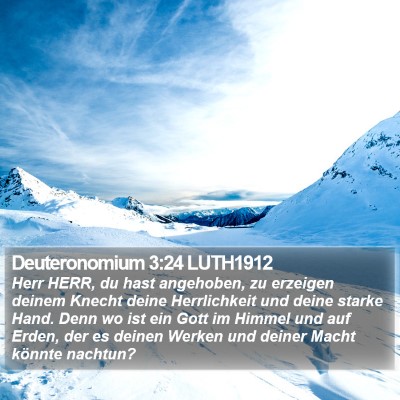 Deuteronomium 3:24 LUTH1912 Bible Verse Image