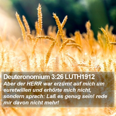 Deuteronomium 3:26 LUTH1912 Bible Verse Image