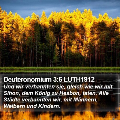 Deuteronomium 3:6 LUTH1912 Bible Verse Image