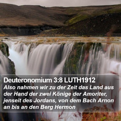 Deuteronomium 3:8 LUTH1912 Bible Verse Image
