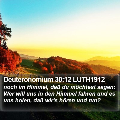 Deuteronomium 30:12 LUTH1912 Bible Verse Image
