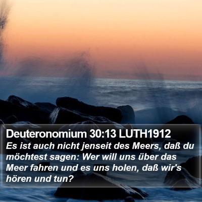 Deuteronomium 30:13 LUTH1912 Bible Verse Image