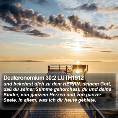 Deuteronomium 30:2 LUTH1912 Bible Verse Image