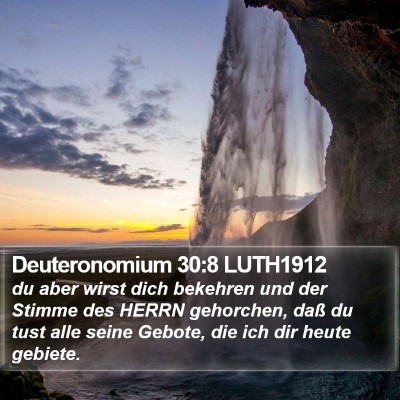 Deuteronomium 30:8 LUTH1912 Bible Verse Image