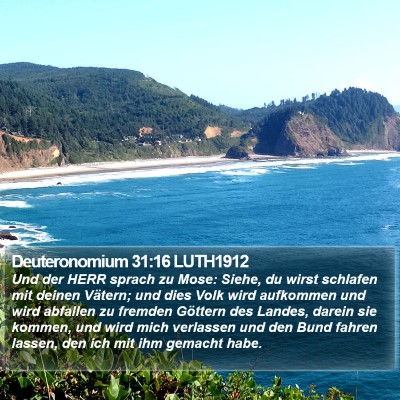 Deuteronomium 31:16 LUTH1912 Bible Verse Image