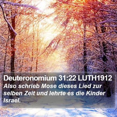 Deuteronomium 31:22 LUTH1912 Bible Verse Image