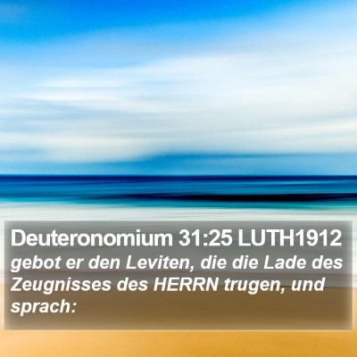 Deuteronomium 31:25 LUTH1912 Bible Verse Image